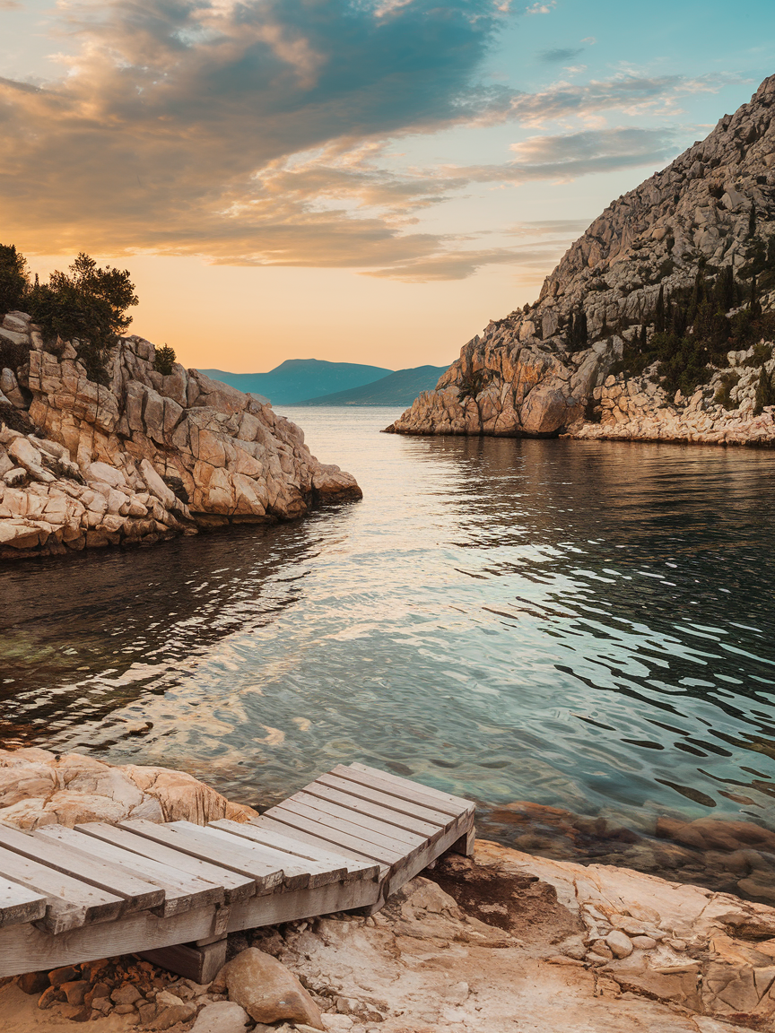 Bay of Kotor Budva Montenegro Adriatic coast