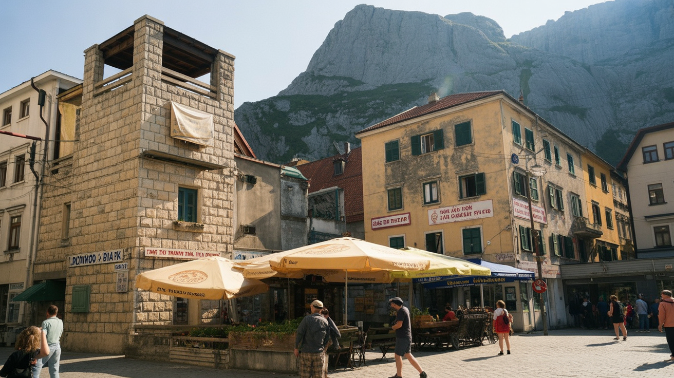 Žabljak — the base for Durmitor, 1,456m above sea level, a proper mountain town with guesthouses and coffee that doesn't cost