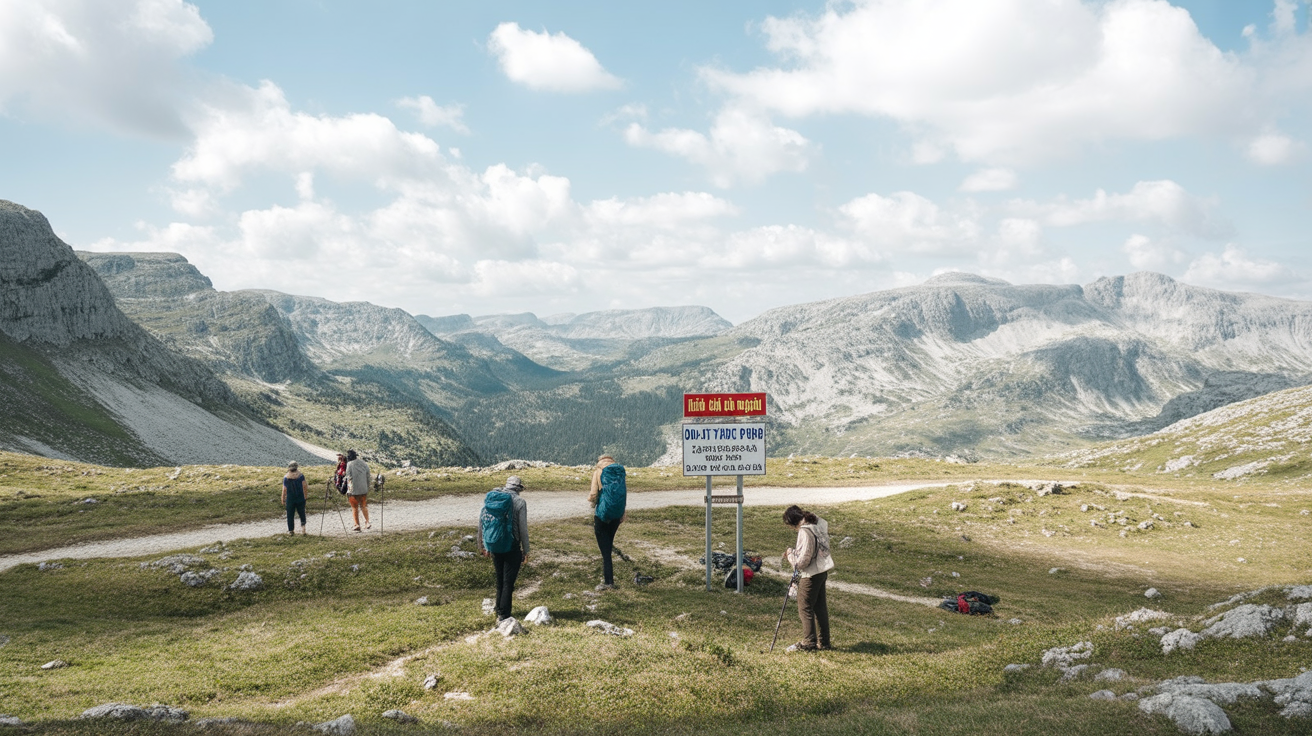 Durmitor's higher peaks require solid hiking fitness — the Black Lake circuit is the accessible entry point